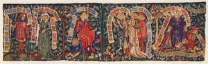 O poder das mulheres, pormenor de uma tapeçaria, Basileia de German School