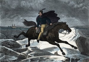 O conto Sandor no seu cavalo Tartar a galopar no rio de gelo do Danúbio. Em "Wenn Jemand eine Reise thut, so kann erzahlen" (Quando alguém viaja, isto é o que ele pode contar), conto alemão de Franz Wiedemann de German School