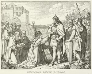 Theodorich antes de Ravena de German School