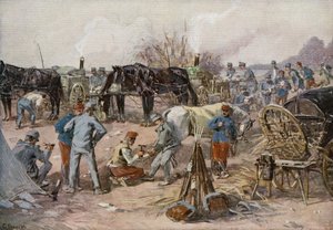 Campo de treinamento perto de Lemberg de German School