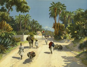 Tripoli, Líbia, África (cromolito) de German School