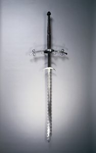 Espada de duas mãos com lâmina flamboyant, 1550-1600 de German School