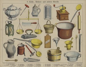 Utensílios (cor litho) de German School