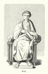 Virgílio, poeta romano (gravura) de German School