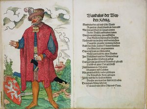 Wandalus, rei dos Wenden, da origem dos primeiros doze reis velhos e príncipes da nação alemã, 1543 de German School