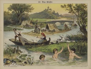 Água (cor litho) de German School