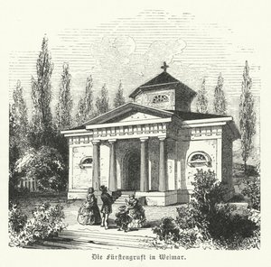 Weimarer Fuerstengruft, capela funerária dos duques de Saxe-Wemar-Eisenach e local dos túmulos dos autores alemães Johann Wolfgang Goethe e Friedrich Schiller de German School