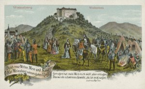 Weinsberg, Alemanha (cor litho) de German School