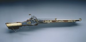 Fuzil de trava de roda, 1618 de German School