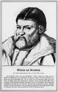 Wilhelm von Grumbach (gravura) de German School