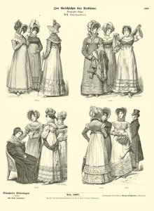 Fato de mulher, século XIX de German School
