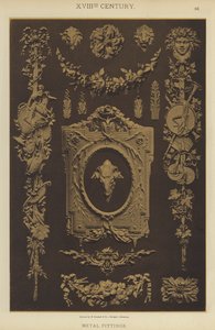 Século XVIII, Acessórios metálicos (cor litho) de German School