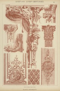 Séculos XVII e XVIII, Ornamentos Plásticos (cor litho) de German School