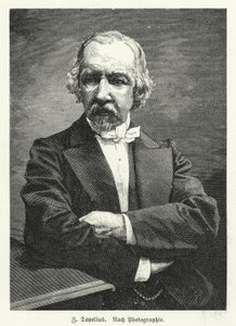 Zachris Topelius, romancista, poeta, jornalista e historiador finlandês de língua sueca (litho) de German School
