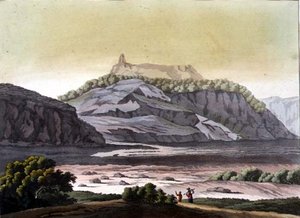 Vista do Parque Cofre de Perote, México (cor litho)