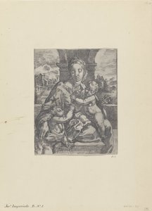 Maria com Criança e o jovem João Baptista de Gerolamo Imperiale