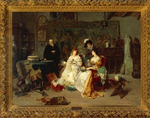 O Antique Dealer, de Gerolamo Induno
