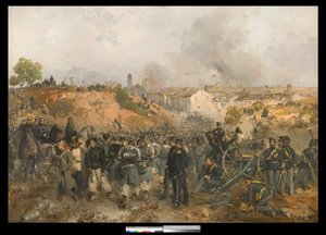 A Queda de Palestro, 30 de maio de 1859 de Gerolamo Induno