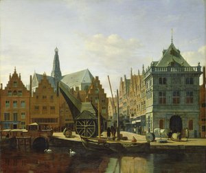 Vista do Spaarne em Haarlem, 1667
