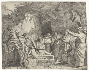 Ressurreição de Lázaro de Gerrit Bleker