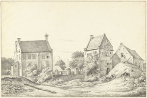 A casa de Vroonestein perto de Jutphaas de Gerrit Lamberts