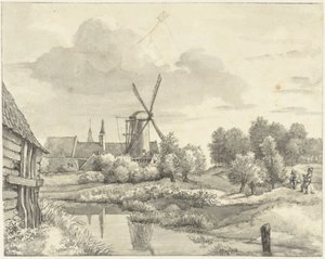 Dois meninos com uma pipa no Wal van Haarlem