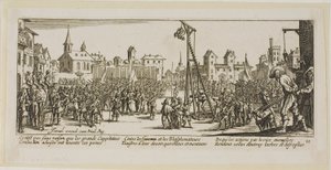 O Strappado, prato dez de As grandes misérias da guerra