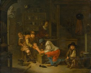 No Boticário, 1656. de Gerrit Lundens
