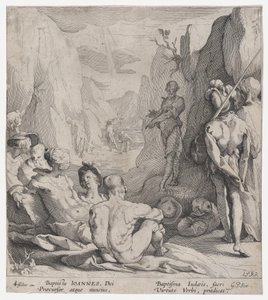 Pregação de São João Batista, 1593. de Gerrit Pietersz Sweelink