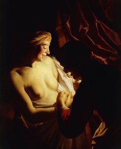 Uma jovem e sua criada, de Gerrit van Honthorst