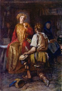 "Muitas vezes da floresta selvagem que trazia, cujos lados empurravam com o vermelho sorridente!" (cor litho) de Gertrude E. Demain (after) Hammond