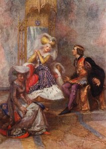 A peça de William Shakespeare: Henrique V (litografia a cores) de Gertrude E. Demain (after) Hammond
