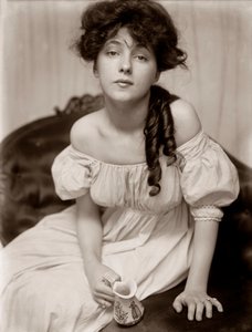Retrato de Evelyn Nesbit por Gertrude Kasebier, c.1900 (impressão em platina)