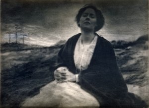A herança da maternidade, 190004 (impressão de platina com algumas adições à mão) de Gertrude Käsebier