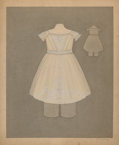 Vestido de criança, c. 1937. de Gertrude Lemberg