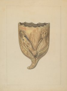 Bolso de parede para flores, 19351942. de Gertrude Lemberg