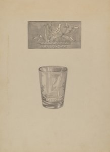 Copo de uísque, 19351942. de Gertrude Lemberg