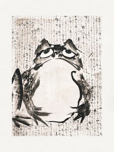 Sapo japonês (final do século XVIII - século XIX) de Getsuju