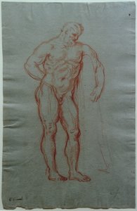 Estudo após a figura de Hércules Farnese