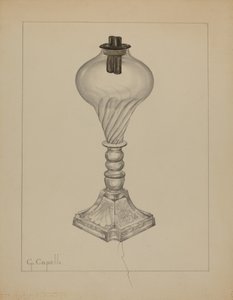 Lâmpada, c. 1937. de Giacinto Capelli