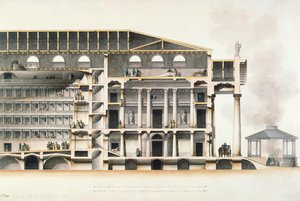 Teatro Bolshoi Kamenny Imperial de São Petersburgo, início do século XIX