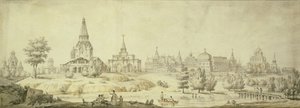 Vista de Kolomenskoye, 1795 de Giacomo Antonio Domenico Quarenghi