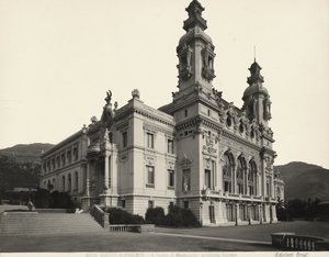 Exterior do Teatro de Montecarlo, Mónaco de Giacomo Brogi