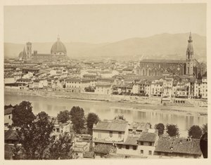 Florença. Panorama de Giacomo Brogi