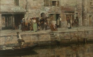 Músicos viajantes, c.1881-83 (óleo sobre tela)