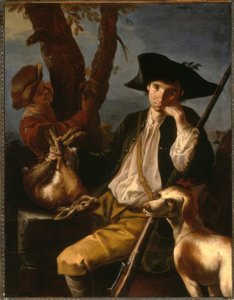 GFCipper Gen Il Todeschini, Caçador em repouso - Pintura