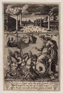 Vista da Praça de São Marcos, Veneza (gravura)