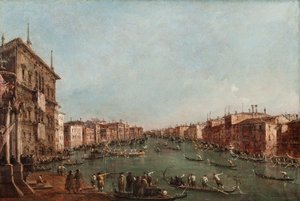 Uma regata no Grande Canal, Veneza