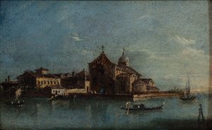 A Ilha de Santo Spirito c.1790 (Óleo sobre tela)