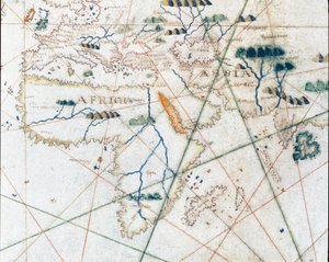 As costas da Europa e do Norte de África (portulan